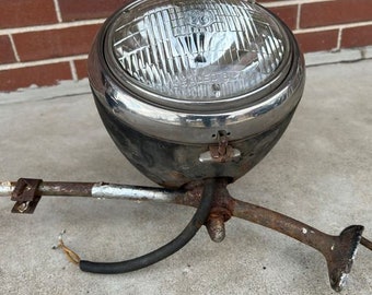 Vintage Chevrolet Headlights on Bar 1929-1930