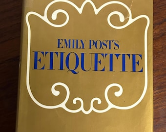 Emily Post's Etiquette 50th Anniversary Edition 1969