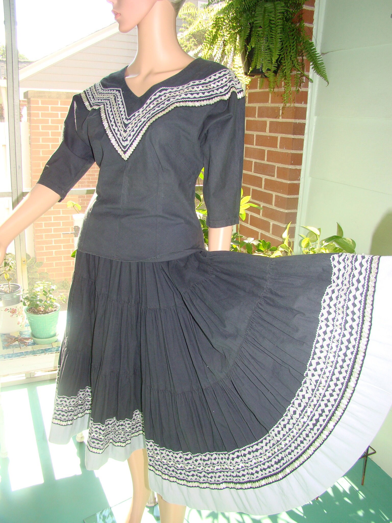 Vintage Delores Resort Wear Patio Dress 50