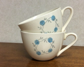 Vintage Mid Century Ceramic Tea Cups