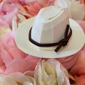 Mini cowboy hat favor box /gift box