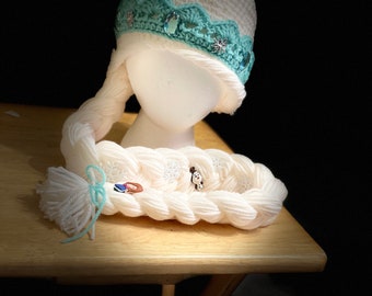 Queen Elsa hat/wig Frozen