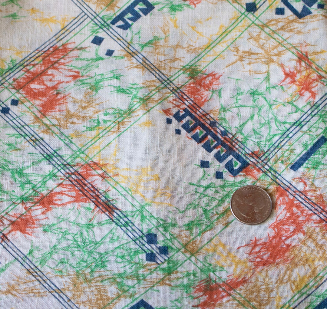 Vintage Fabric. Feed Sack Fabric. - Etsy