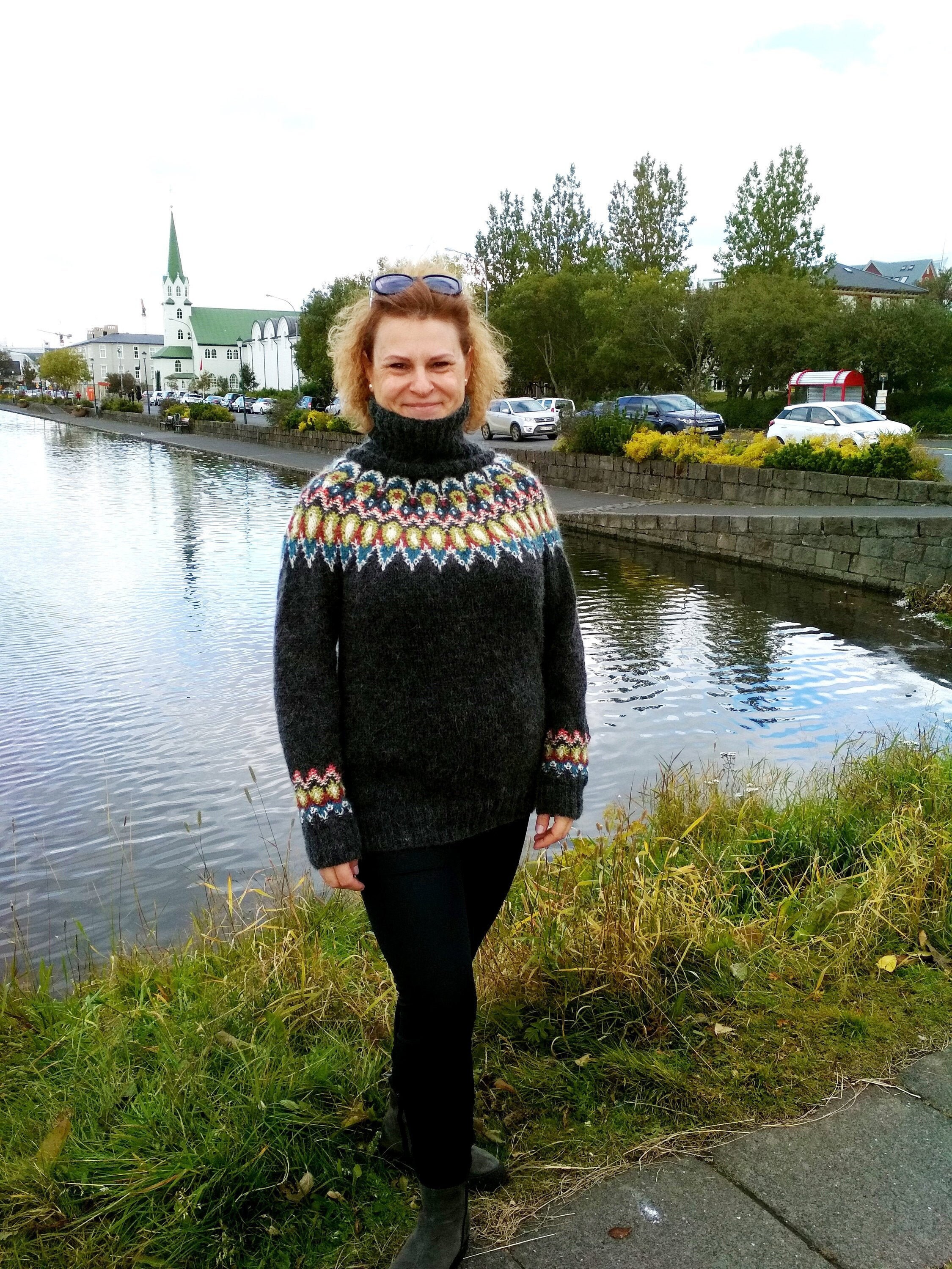 colourful turtleneck