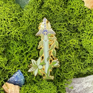 The Silent Hero Master Sword Hard Enamel Pin