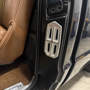 71-72 CHEVY GMC TRUCK Billet Aluminum Door Jamb Vent