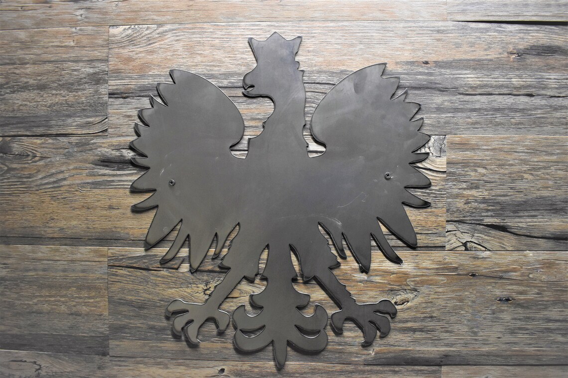 18 to 30 Polish Eagle Flag steel wall hanging art Etsy