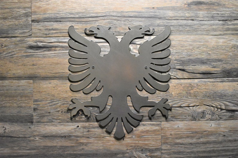 16 to 30 Albanian Eagle Flag steel metal wall | Etsy