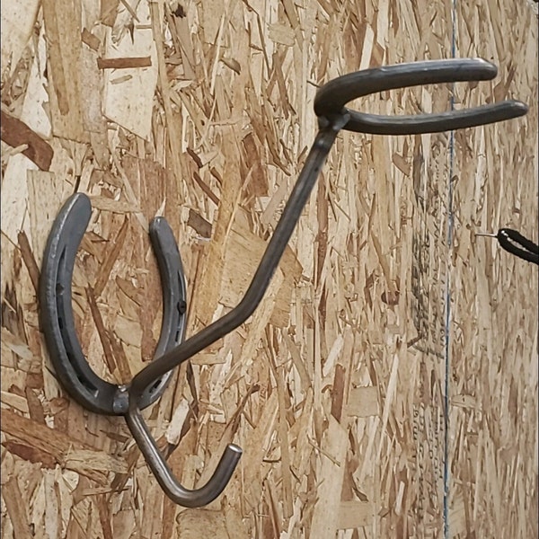 crochets muraux en fer à cheval, mur de décor d’entrée, porte-chapeau de cow-boy pour mur, crochet de manteau en fer à cheval, décor de pépinière occidentale garçon, crochet de sac à main, ranch