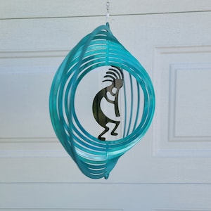 wind spinner, yard art, kokopelli, kokopelli decor, house warming gift, porch decor, southwestern decor, southwestern gifts, gift for her
