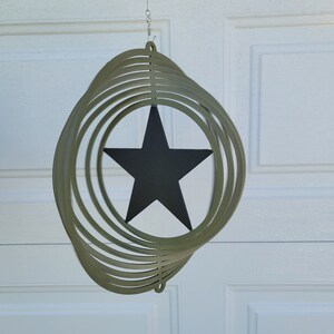 Wind spinners for outdoors, 4th of July decor, patriotic decor, hanging porch decor, red white and blue garden decor, military mom, star
