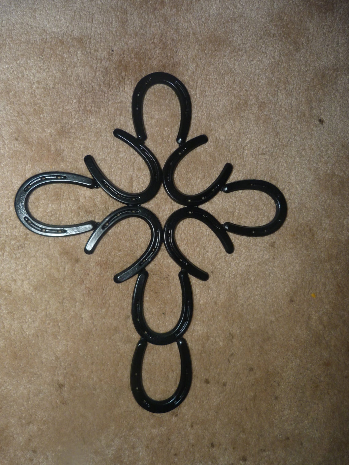 Horseshoe cross Etsy