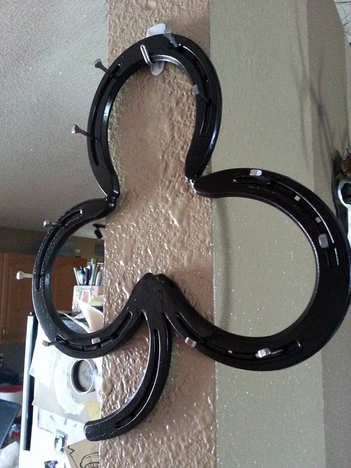 Horseshoe key holder Etsy