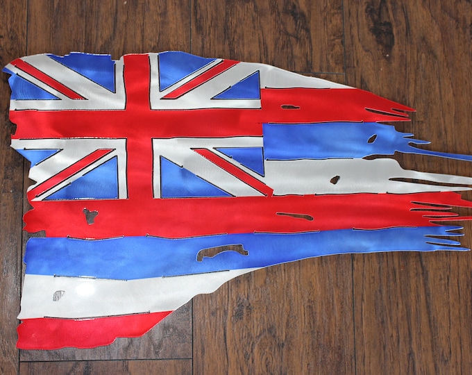 Hawaii Tattered Flag