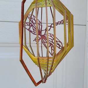 Dragonfly wind spinner for outdoors, front porch decor, damselfly dragonfly gifts for women, apartment balcony decor, hanging wind spinner