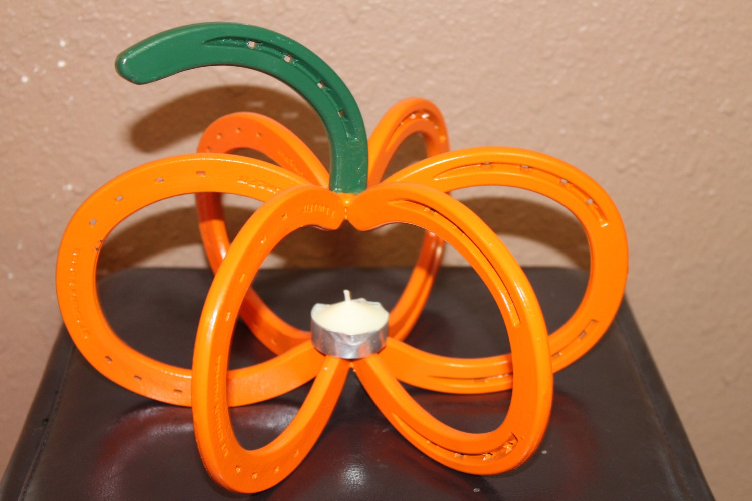 Horseshoe pumpkin, Halloween, Fall, Thanksgiving, western, rustic decor