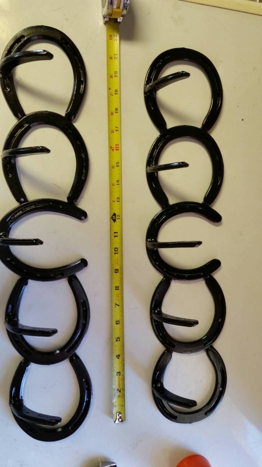 Horseshoe coat rack, western, rustic, wall mounted, rancher gift