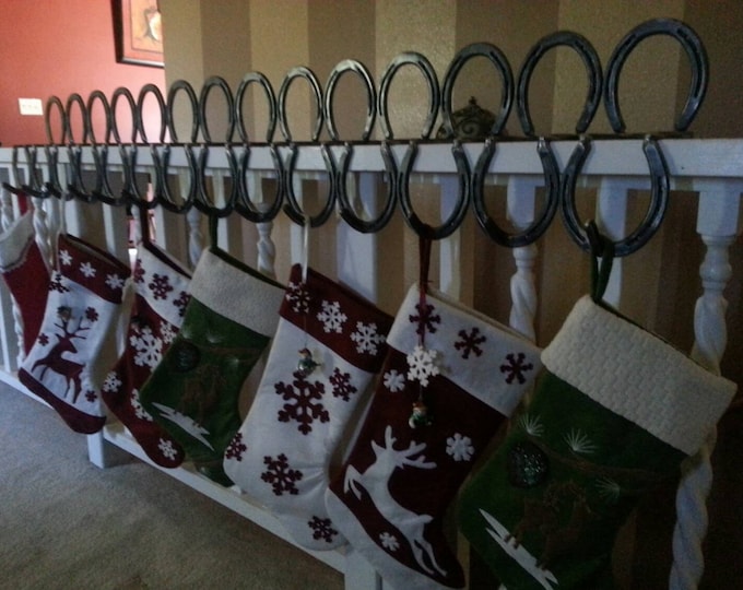 Horseshoe Christmas stocking holders