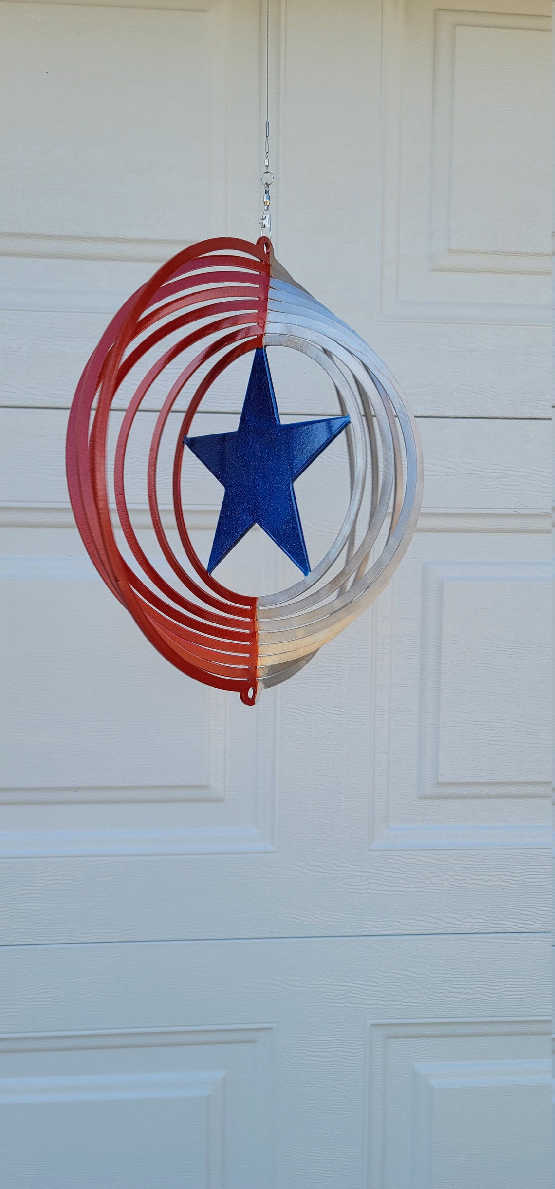 Patriotic Wind Spinners for Outdoors 4th of July Decor Etsy