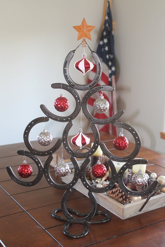 WhatSign Ornamento Natale A Forma Di Cavallo A Dondolo – Metallico Con Cristalli Dorati – Decorazione Per Albero E Fattoria