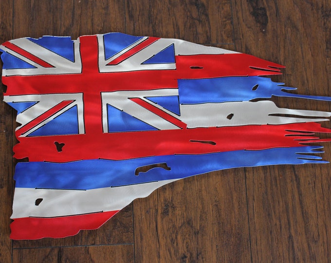 Hawaii Tattered Flag