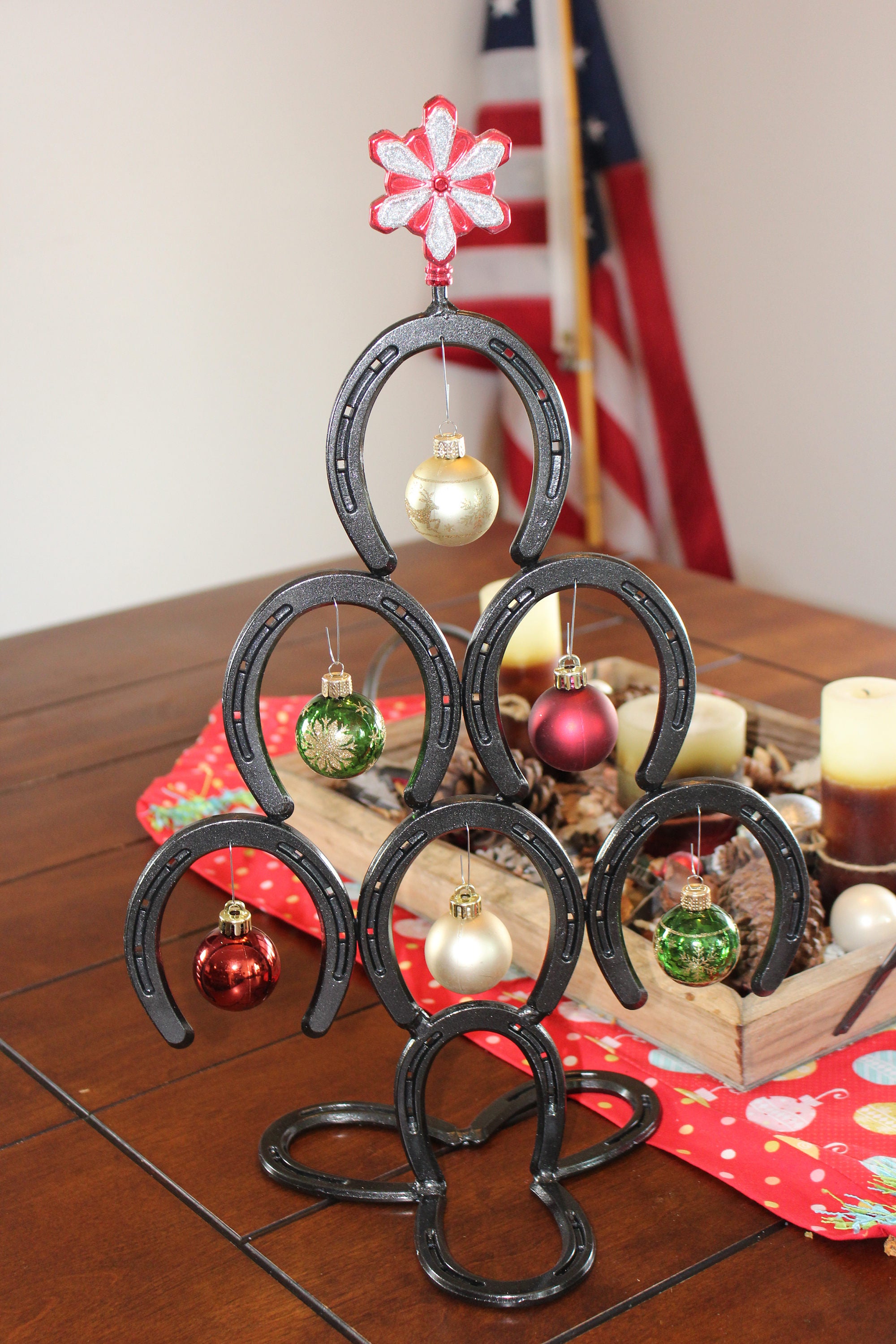 Horseshoe Christmas Tree Small Etsy