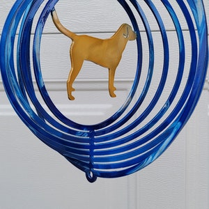 Hilandero de viento de laboratorio, golden Retriever, laboratorio dorado, regalo de amante de los perros, decoración del porche, receptor de sol, regalo conmemorativo del perro, regalo de inauguración de la casa, arte del metal