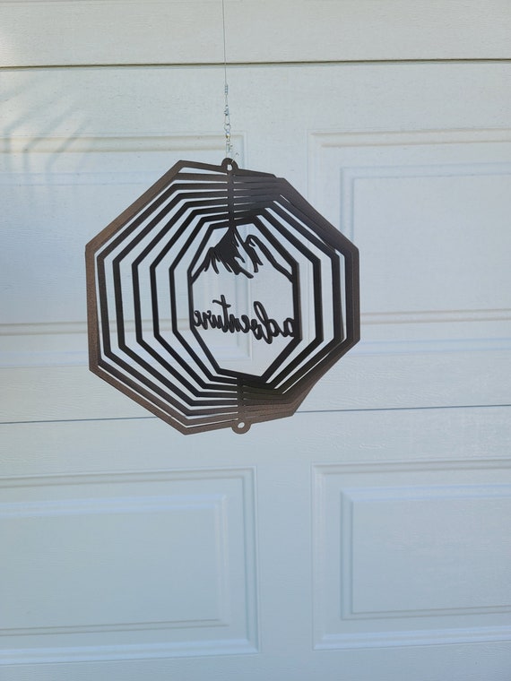 Windspiel 'Home Sweet Home' – Einweihungsgeschenk Aus Holz, Ca. 76 Cm, Für Garten, Terrasse Oder Wohnung