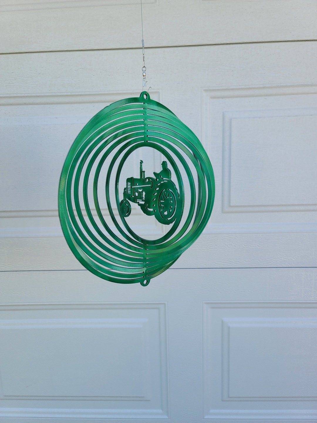 Tractor Wind Spinner Etsy