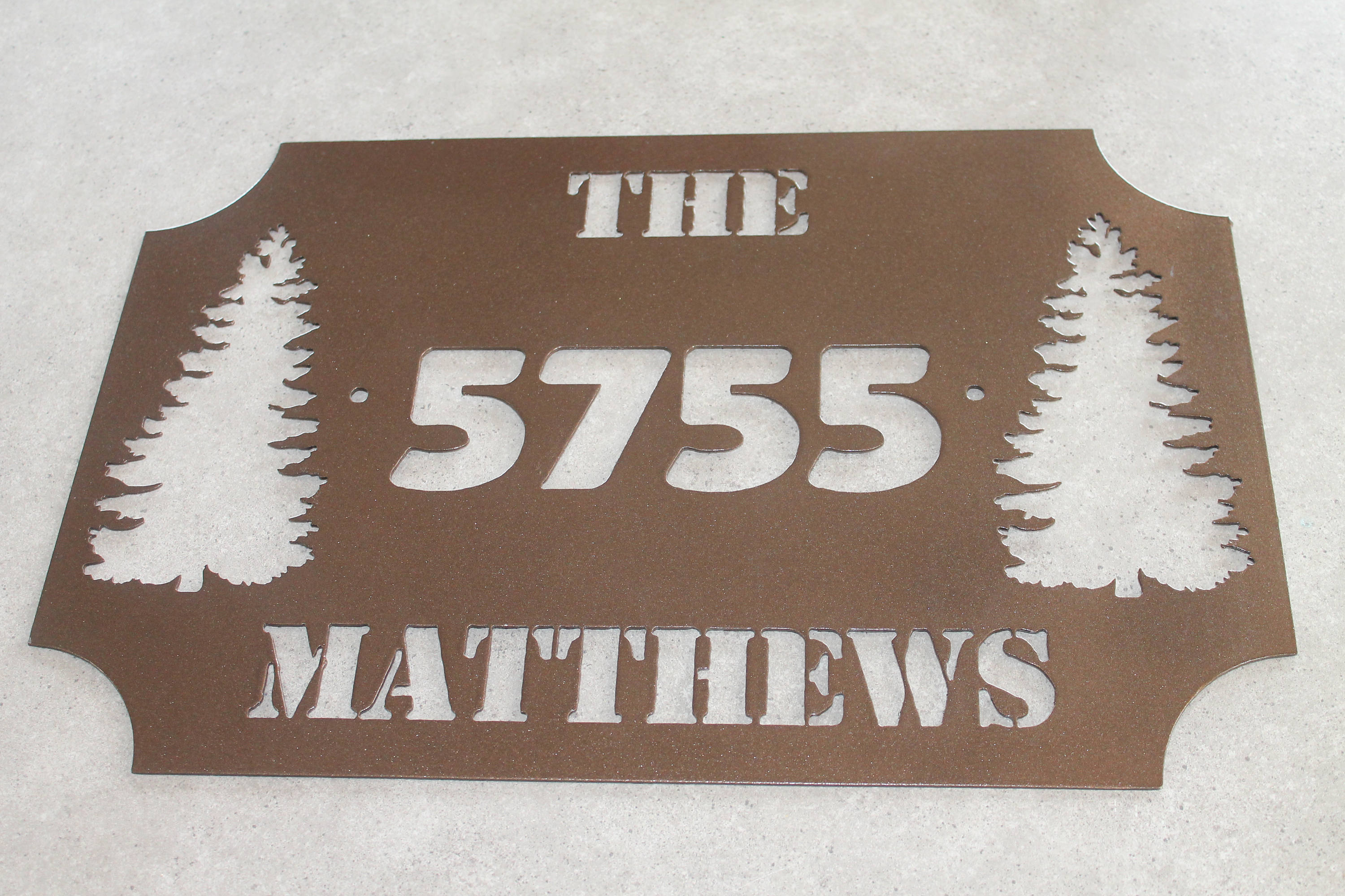Metal Address signs