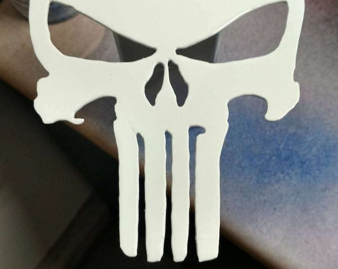 Punisher hitch cover, metal hitch cover, punisher skull, law enforcement , military gift, 10th Anniversary gift, birthday gift for him