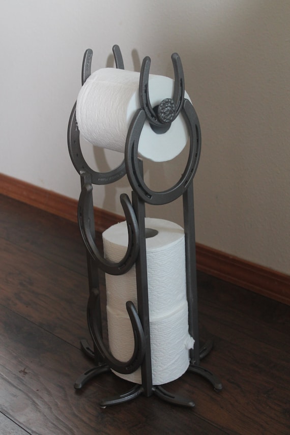 Horseshoe Toilet Paper Stand