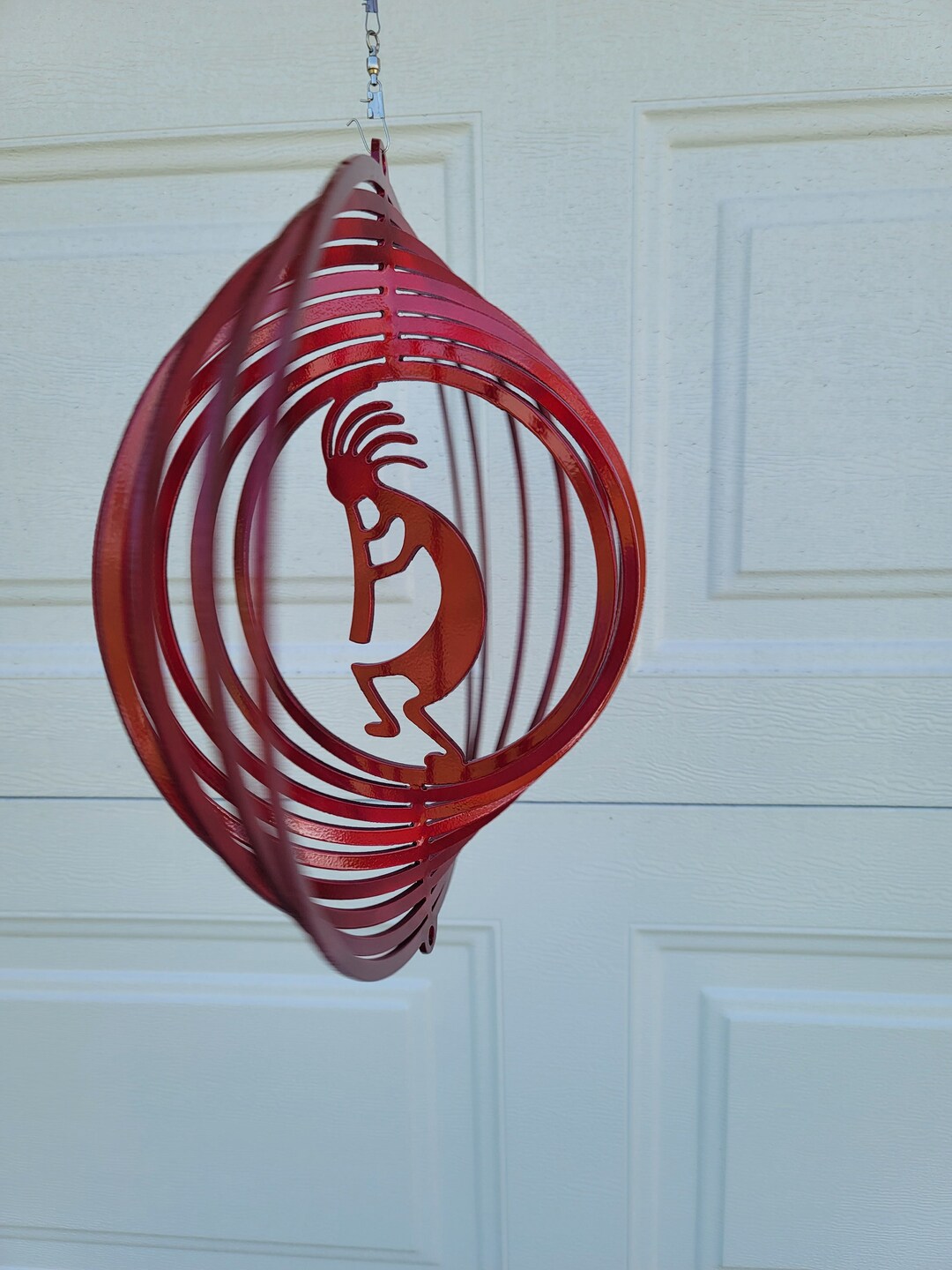 Wind Spinner, Yard Art, Kokopelli, Kokopelli Decor, House Warming Gift