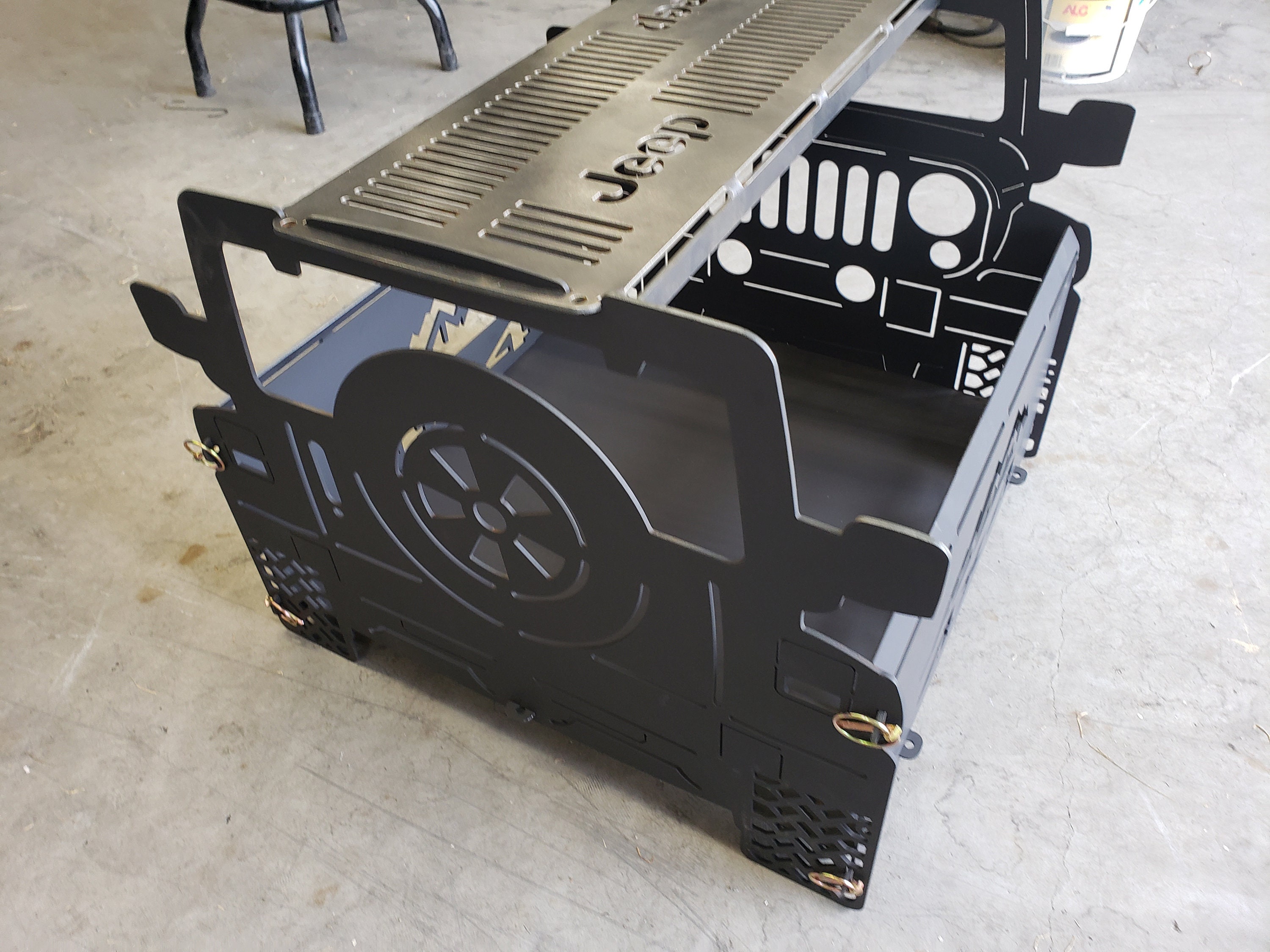 Jeep Fire Pit Big Etsy