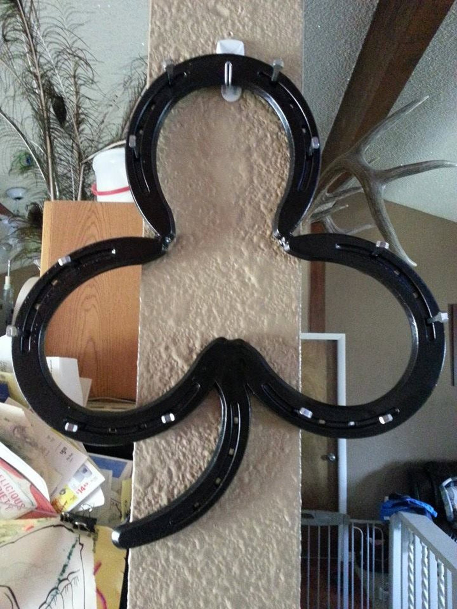 Horseshoe key holder Etsy