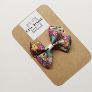 Princess Bow | Green Princess Bow | Princess Clip | Princess Bobble | Princess Headband | Frozen Bow