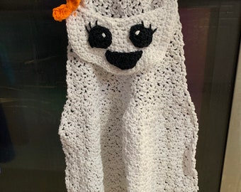 Crocheted Hanging Cotton Kitchen Towel