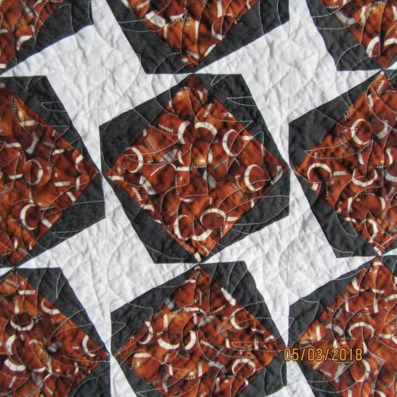 Football Baby Quilt