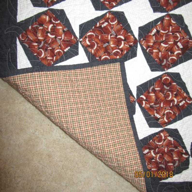 Football Baby Quilt