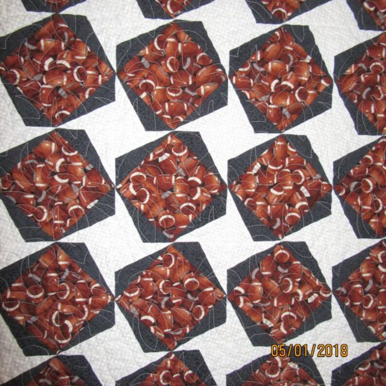 Football Baby Quilt
