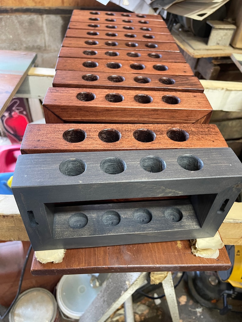Plant Propagation Station, Gift for Plant Lovers, Wooden Wall Mounted Cutting Propagator image 9