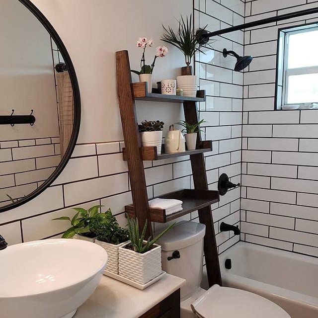 Ladder for over toilet deals