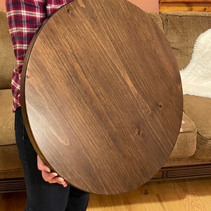 Round Pine Table Top, End Table or Coffee Table Top
