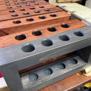 Plant Propagation Station, Gift for Plant Lovers, Wooden Wall Mounted Cutting Propagator image 8