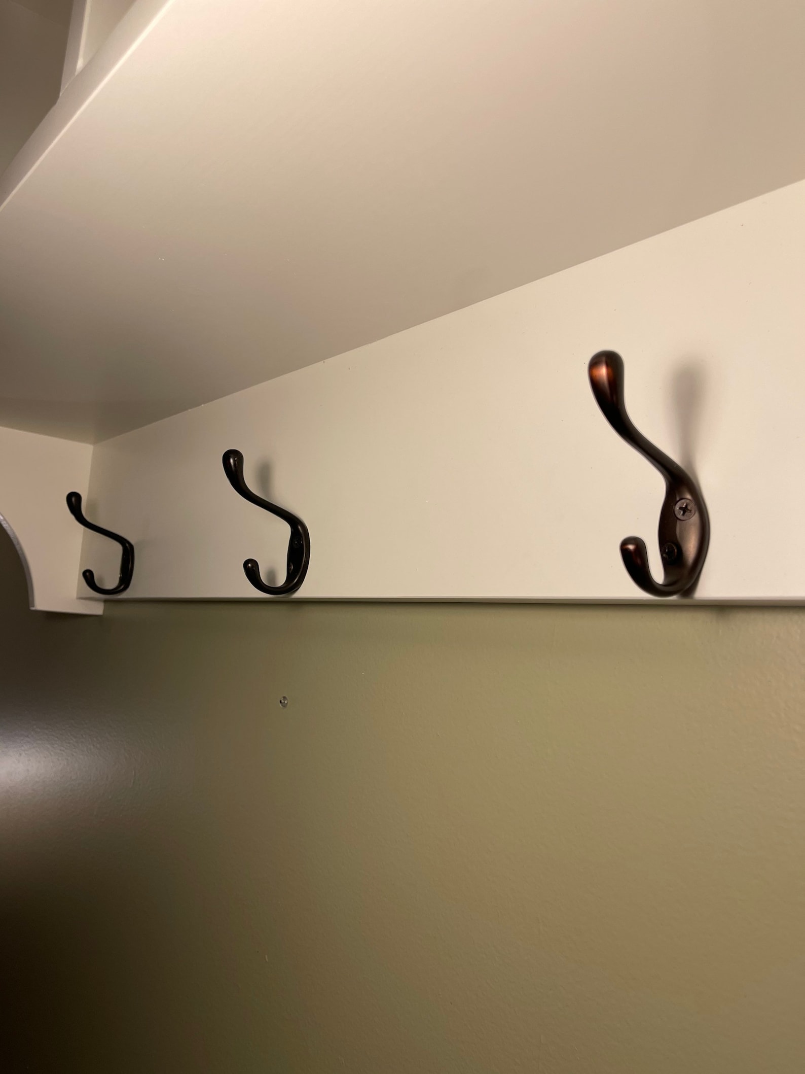 Wall Hanging Cubby Shelf With Hooks Etsy