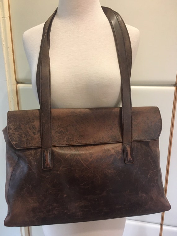 Vintage Coach 60s/70s Genuine Brown Leather Should
