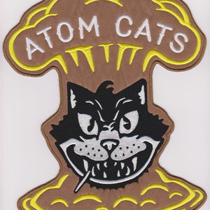 Atom Cats Fallout 4 Inspired logo embroidered patch collectible cosplay (Size Extra Large)