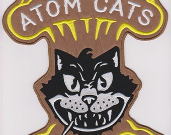 Atom Cats Fallout 4 Inspired logo embroidered patch collectible cosplay (Size Extra Large)