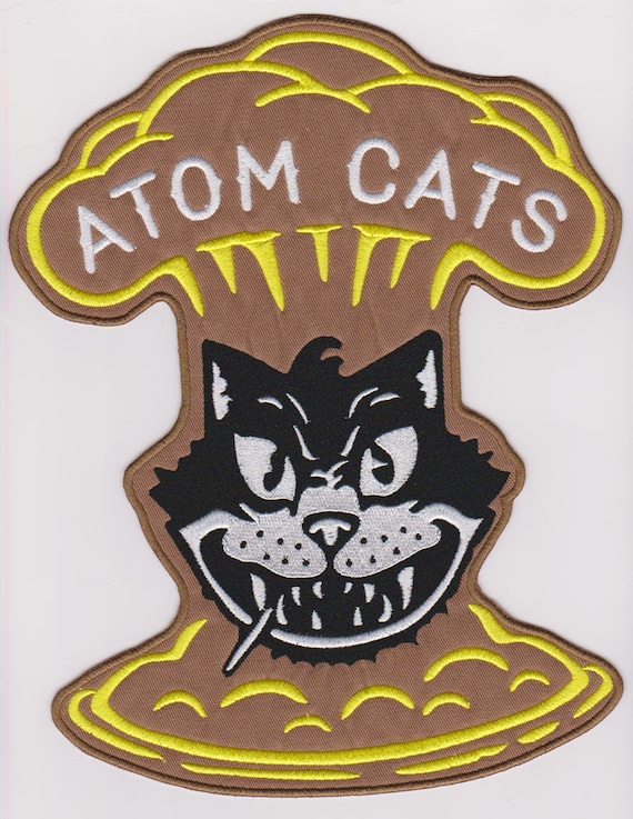 Atom Cats Fallout 4 Inspired Logo Embroidered Patch Etsy Atom Cats Fallout 4 Inspired Logo Embroidered Patch Etsy