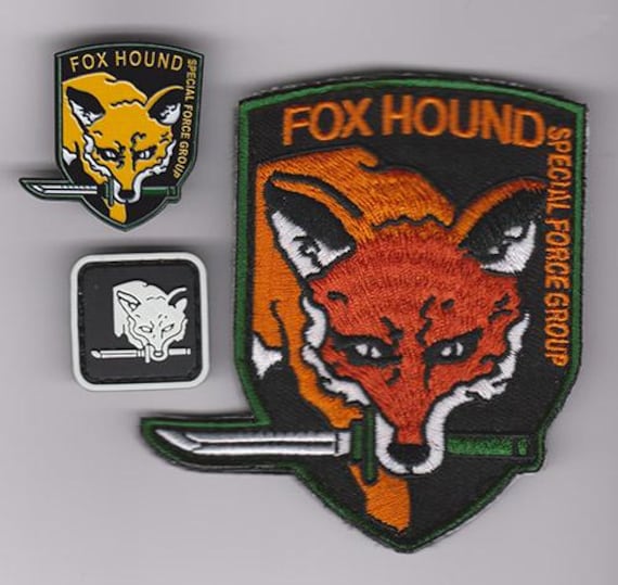 FOXHOUND Special Forces Patch Metal Gear Solid Video Gamer